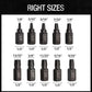 26pcs Broken Screw and Bolt Extractor Set