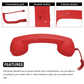 📢📢50% OFF !! ⏰ Retro Telephone Handset – Unique gift for special occasions ✨