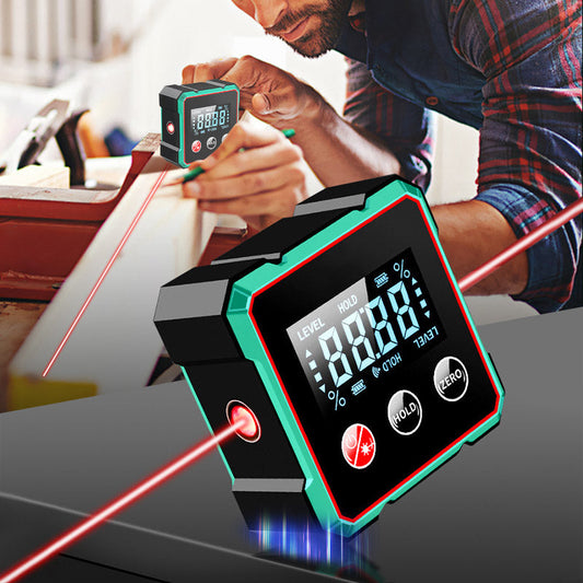 📐 50% OFF NOW! 🔧 Magnetic Digital Angle Finder with Electronic Laser – High Precision, Easy-to-Read Display & Hands-Free Operation 🔍
