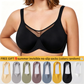 ⏳LAST WEEK SALE -ONLY ＄19.99!🖤💐Women's Elegant Sheer Full Coverage Plus Size Bra