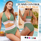 💖2026 Summer Sale 50% OFF👙50K+ SOLD!-👙High Waisted Tummy Control Color Block Bikini Sets