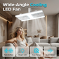 🌀💡2-in-1 LED Ceiling Fan Light – Dual Cooling, Ultra Bright, Tool-Free Install