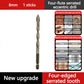 🔥2026 Hot Sale🔥High-Strength 4-Flute Serrated Eccentric Drill Bit Kit - Durable & Versatile for All DIY Projects