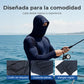 Sudadera con capucha ligera para hombre, secado rápido y protección UV