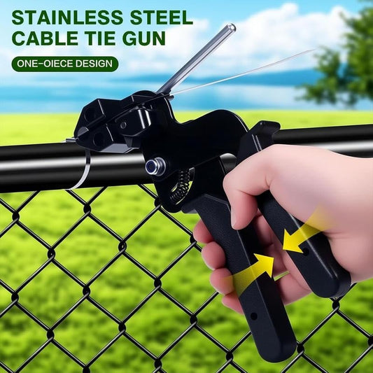 🔥 304 Stainless Steel Zip Tie Kit | 4X Stronger Than Plastic | 50% OFF Pro Tool!