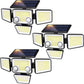 Solar Outdoor Lights - 3000LM 188 LED Motion Sensor Outdoor Lights