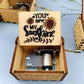🎵"You Are My Sunshine" Musical Box, Hand Crank Wooden Engraved Music Box🎁