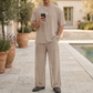 🔥 Pro-Favorite Men's T-Shirt & Wide-Leg Pants 2-Piece Set – Premium Blend – Breathable 🎯