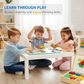 🧲🔥 50% OFF! Creative Magnetic Geometric Puzzle Blocks Set – STEM Building Tiles, 3D Shape Learning, Strong Magnets, Bright Colors, Safe ABS, Educational Toy Gift for Kids Ages 3+ – Builds, Puzzles & Endless Creative Play ✨