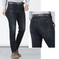 👖 LIMITED-TIME 50% OFF! 💥 Men's Elastic High Waist Straight Leg Jeans – Stretch Cotton, Breathable, Classic Fit ✨