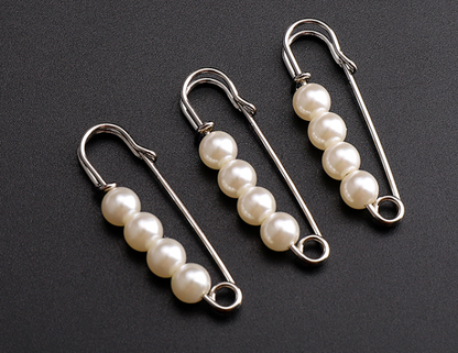 Broches de perlas para decorar ropa