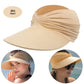 👒 ¡OFERTA ESPECIAL 50% DE DESCUENTO POR TIEMPO LIMITADO! 🌴 Sombrero de Verano de Color Sólido – Ala Ancha, Ajuste Elástico, Material Suave y Protección UV ✨