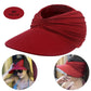 👒 ¡OFERTA ESPECIAL 50% DE DESCUENTO POR TIEMPO LIMITADO! 🌴 Sombrero de Verano de Color Sólido – Ala Ancha, Ajuste Elástico, Material Suave y Protección UV ✨