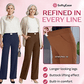 👖 LIMITED-TIME 50% OFF! ✨ High Rise Pull-On Stretch Pants – Soft, Elastic Waist, Everyday Elegance 🌟