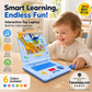 💻 50% OFF NOW! 🎁 Kids Interactive Simulation Toy Laptop – Built-in Mouse, Music & Scrolling Screen Educational Learning Toy 🖥️✨
