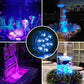 Luces LED estancas sumergibles con mando a distancia para piscina