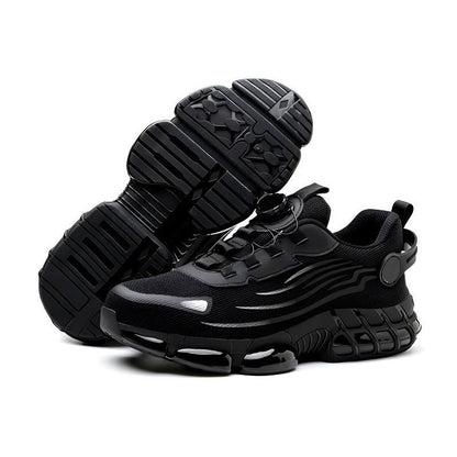 👞 ¡OFERTA RELÁMPAGO 50% DE DESCUENTO! 🛡️ Zapatillas de Seguridad Antideslizantes con Punta de Acero – Diseño de Pomo, Antigolpes, Ligeras y Modernas ⚡
