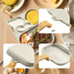 🍳 3-Compartment Non-Stick Pan – Cook 3 Foods at Once