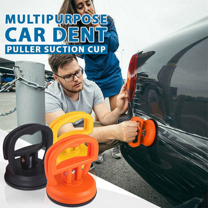 Suction cups to remove dents from car bodywork