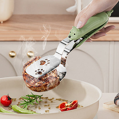 🔥Buy 2 Get 1 Free🔥2-in-1 Non-Slip Durable Spatula Tongs