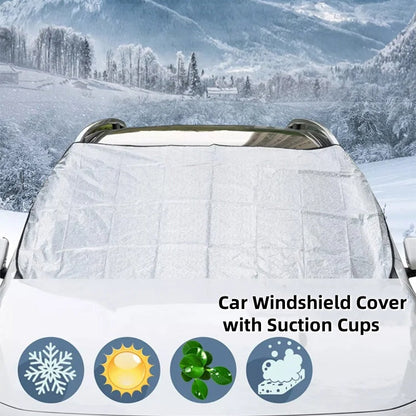 ⏳ Limited-Time 50% OFF! 🚗 Car Windshield Cover — Sun, Frost & Snow Shield
