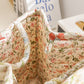🧺 ¡OFERTA POR TIEMPO LIMITADO 50% DE DESCUENTO! 🌸 Cesta de Tela Floral Plegable – Gran Capacidad, Asas de Transporte y Diseño Vintage para el Hogar ✨