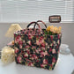 🧺 ¡OFERTA POR TIEMPO LIMITADO 50% DE DESCUENTO! 🌸 Cesta de Tela Floral Plegable – Gran Capacidad, Asas de Transporte y Diseño Vintage para el Hogar ✨