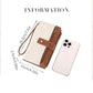 Cartera de cuero con bloqueo RFID para mujer
