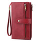 Cartera de cuero con bloqueo RFID para mujer