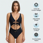 Monokini de playa con cordón delantero y recortes 👙✨ Muestra tu encanto
