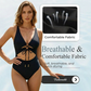 Monokini de playa con cordón delantero y recortes 👙✨ Muestra tu encanto