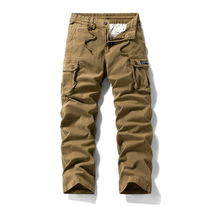 👖 ¡OFERTA POR TIEMPO LIMITADO 50% DE DESCUENTO! 🎒 Pantalones Tácticos Cargo de Algodón para Hombre – Múltiples Bolsillos, Tejido Transpirable, Corte Recto y Cintura Ajustable ✨