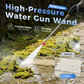 💦🚿 Pistola de agua de alta presión – 3 boquillas intercambiables, aleación de aluminio duradera y gran potencia