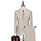 🤍¡Nueva llegada 50% OFF!✨Set de traje de negocios moderno de dos piezas para hombre