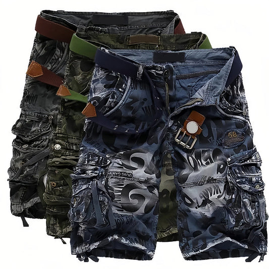 🩳 ¡50% DE DESCUENTO AHORA! 🧵 Pantalones Cortos Cargo Multi-Bolsillo para Hombre – Estilo Cargo Clásico, Tela Duradera y Versátiles para Cualquier Ocasión ✨