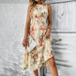 👗 LIMITED-TIME 50% OFF! 🌸 Women’s Sleeveless Floral Print Casual Dress – Smocked Bodice, Tiered Skirt, Midi Length ✨