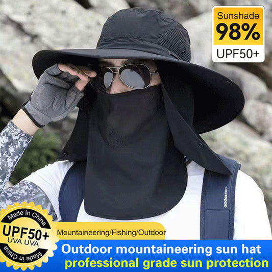 ⏰🔥 ¡Oferta de Verano 50% OFF! 🥳👒Gorro de sol impermeable y antipolvo para montañismo