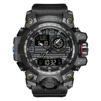 ⌚ ¡OFERTA POR TIEMPO LIMITADO 50% DE DESCUENTO! 🔦 Reloj de Cuarzo Multifunción para Hombre – Visión Nocturna, Impermeable 50M, Cronógrafo y Antigolpes ✨