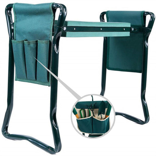Taburete de jardinería plegable para sentarse y arrodillarse