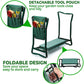 Taburete de jardinería plegable para sentarse y arrodillarse