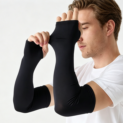 Mangas refrescantes de alta elasticidad para hombre