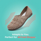 👡 ¡TIEMPO LIMITADO -50% DE DESCUENTO! 🌿 Zapatos planos de tela tejida transpirable para mujer (slip-on) – Cómodos, flexibles y antideslizantes 🌸