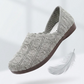 👡 ¡TIEMPO LIMITADO -50% DE DESCUENTO! 🌿 Zapatos planos de tela tejida transpirable para mujer (slip-on) – Cómodos, flexibles y antideslizantes 🌸