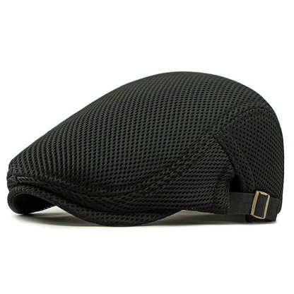 🧢 ¡OFERTA RELÁMPAGO 50% DE DESCUENTO AHORA! 🌿 Gorra Plana Transpirable de Malla – Correa Ajustable, Banda de Sudor, Estilo Clásico Ivy y Poliéster Ligero ✨