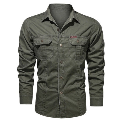 ⏰🔥 ¡50% DE DESCUENTO POR TIEMPO LIMITADO! 👔 Camisa de Trabajo de Algodón – Cómoda, Duradera y Perfecta para Hombres ✨💪