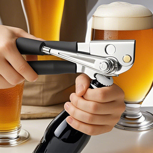 Abrelatas manual ergonómico con mango giratorio de 360°