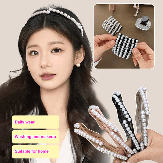 ✨50% OFF！💎Diadema de Moda Portátil Antideslizante Retráctil de Bolsillo