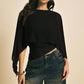 👗 ¡OFERTA POR TIEMPO LIMITADO 50% DE DESCUENTO! 🌹 Blusa Elegante de Mujer con Mangas de Chiffon – Diseño Asimétrico, Cintura Ajustada, Tejido Transpirable y Estilo de Día a Noche ✨