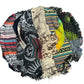 🧢Oferta caliente 🔥Sombrero de cáñamo tipo patchwork multicolor con bolsillo (estilo champiñón / hongo)
