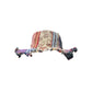🧢Oferta caliente 🔥Sombrero de cáñamo tipo patchwork multicolor con bolsillo (estilo champiñón / hongo)
